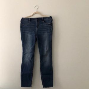 Medium/ dark wash jeans